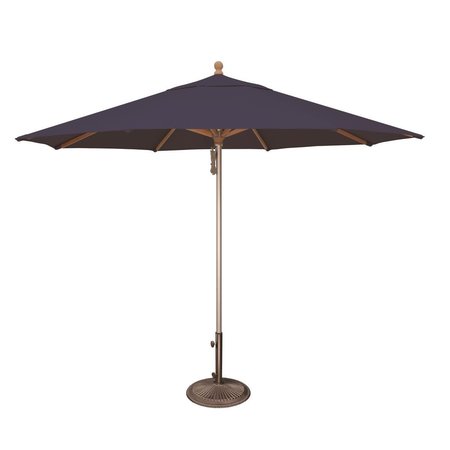 SIMPLY SHADE SimplyShade  Ibiza 11 ft. Sunbrella Wood &  Aluminum Umbrella  Navy SSUWA811SS-A5439